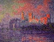 Paul Signac The Papal Palace, Avignon oil painting artist